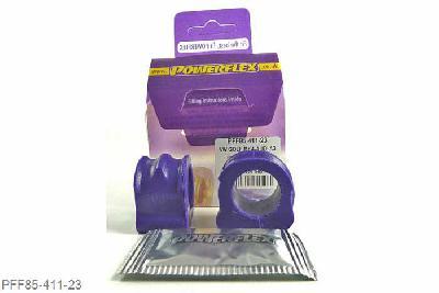 PFF85-411-23, VW New Beetle and Cabrio (1998-2011) 2WD, Front Anti Roll Bar Mount 23mm Please check anti roll bar diameter before ordering - OE Part Nr 1J0411314 23mm, 2 stuk(s) benodigd  per auto, 2 stuk(s) in verpakking, prijs per set van 2 stuk(s)