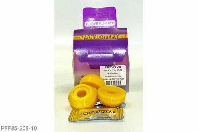 PFF85-208-10, VW Golf MK3 2WD (1992 - 1998), Front Eye Bolt Mounting Bush 10mm Bushes fit eye bolt mounting either side of where it passes through the wishbone. PFF85-208-10 is suitable for links with a 10mm diameter shaft which uses an M8 nut to hold the bushes in position. A lot of the pattern replacement links are now coming with the 10mm shaft. For 12mm shafts use PFF85-208. Does not fit Corrado & Vento VR6 models - OE Nr 6N0411329 10mm, 2 stuk(s) benodigd  per auto, 2 stuk(s) in verpakking, prijs per set van 2 stuk(s)