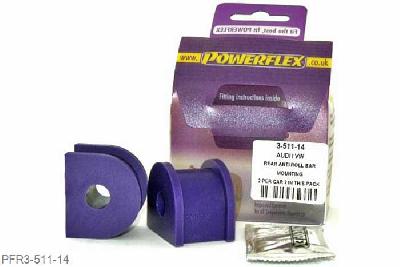 PFR3-511-14, VW Golf Mk4 R32/4Motion, Rear Anti Roll Bar Mounting 14mm  14mm, 2 stuk(s) benodigd  per auto, 2 stuk(s) in verpakking, prijs per set van 2 stuk(s)