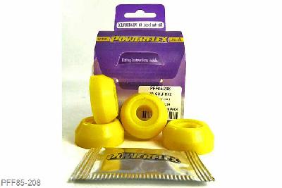 PFF85-208, VW Jetta MK2 (1985 - 1992), Front Eye Bolt Mounting Bush PFF85-208 is suitable for links with a 12mm diameter shaft with a 19mm nut. For 10mm shafts use PFF85-208-10. Not Suitable For VR6  - Models and GT Models with chassis codes AAA, AGG & AKR (VW Vento). This part replacesOE Nr 6N0411329., 2 stuk(s) benodigd  per auto, 2 stuk(s) in verpakking, prijs per set van 2 stuk(s)