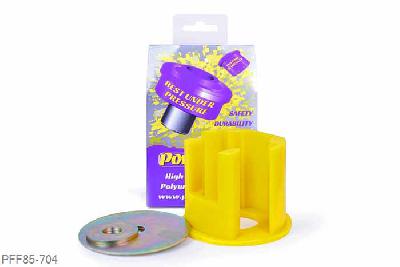 PFF85-704, VW Passat B6 Typ3C (2006-2012), Lower Engine Mount Insert (Large) PFF85-704 fits vehicles from the middle of 2008 on, please check the picture of the 2 bushes in order to identify the insert you require. For vehicles upto mid 2008 use PFF85-504. - OE Numbers 1K0199867 or 1K0199868, 1 stuk(s) benodigd  per auto, 1 stuk(s) in verpakking, prijs per set van 1 stuk(s)