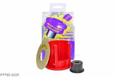 PFF85-830R, VW Touran (2017 - ), Lower Engine Mount Insert (Large) Diesel This part is a insert for OEM part number 5Q0198 037 A. Suitable for diesel models, using a softer material which helps reduce movement from the bush but transmits less noise and vibration over fitting the standard PFF85-830 insert., 1 stuk(s) benodigd  per auto, 1 stuk(s) in verpakking, prijs per set van 1 stuk(s)