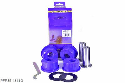 PFR85-1311G, VW T5 Transporter (2003 -), Rear Arm Inner Bush, Adjustable Allows adjustment of rear camber and toe, use with PFR85-1310G. Camber adjustment of +/- 1.0 degree when using both PFR85-1310G and PFR85-1311G bushes.  For a non adjustable bush use PFR85-1311., 2 stuk(s) benodigd  per auto, 2 stuk(s) in verpakking, prijs per set van 2 stuk(s)