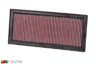 33-2154 K&N Luchtfilter Lengte 368 mm, Breedte 165 mm, Subaru Outback 2.5 156 pk excl. U5 code, 2000-2005