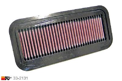 33-2131 K&N Luchtfilter Lengte 257 mm, Breedte 116 mm, Toyota Aygo 1.0, 2005-2014