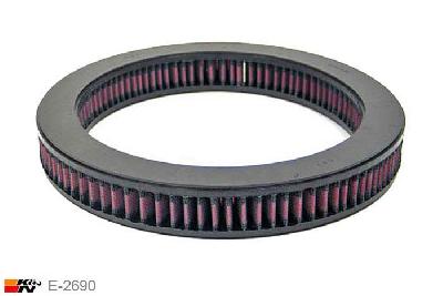 E-2690 K&N Luchtfilter Buitendiameter 286 mm , Binnendiameter 222 mm , Hoogte 40 mm, Toyota MR2 1.5 S, 1984