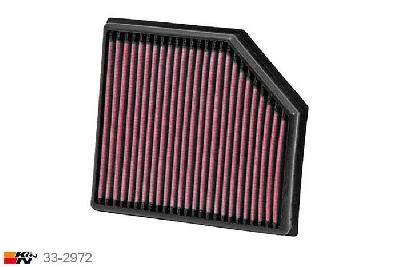 33-2972 K&N Luchtfilter, Volvo S60 2.4 D, 185PK, 2005-2009