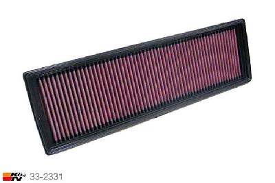 33-2331 K&N Luchtfilter Lengte 427 mm, Breedte 127 mm, VW Beetle 2.5, 2012-2015