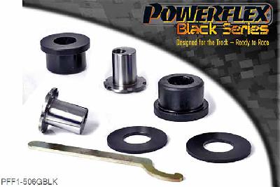 PFF1-506GBLK, Alfa Romeo 159 (2005-2011) Front Upper Arm Rear Bush, Adjustable, On car adjustable bush allowing changes to the camber and caster angles. Use in conjunction with PFF1-505GBLK. This part replaces bush in arm OE numbers: 50704947,51787337, 50707481, 51835397, 50704948, 51787336, 50707480, 51835398. For a non-adjustable version of this bush please use PFF1-506BLK., 2 stuk(s) benodigd  per auto, 2 stuk(s) in verpakking, prijs per set van 2 stuk(s)