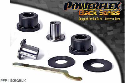 PFF1-505GBLK, Alfa Romeo Spider (2005-2010) Front Upper Arm Front Bush, Adjustable, On car adjustable bush allowing changes to the camber and caster angles. Use in conjunction with PFF1-506GBLK. This part replaces bush in arm OE numbers: 50704947,51787337, 50707481, 51835397, 50704948, 51787336, 50707480, 51835398. For a non-adjustable version of this bush please use PFF1-505BLK., 2 stuk(s) benodigd  per auto, 2 stuk(s) in verpakking, prijs per set van 2 stuk(s)