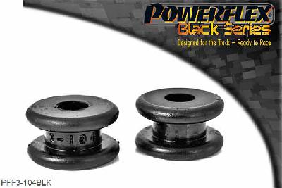 PFF3-104BLK, Audi 80, 90 inc Avant (1973 - 1996) Front Outer Roll Bar Mount Upper, For Audi 80,90 inc Avant, Coupe, it fits up to 1994 chassis number 8B-L-003-791, check front shock absorber after 1991 the anti roll bar may be linked to the wishbone with a metal joint so there is no outer anti roll bar mount. Fits Audi 80,90 Quattro and Coupe Quattro models up To 1992 Chassis Number 8A-N-200-000., 2 stuk(s) benodigd  per auto, 2 stuk(s) in verpakking, prijs per set van 2 stuk(s)