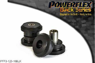 PFF3-120-10BLK, Audi 80, 90 inc Avant (1973 - 1996) Front Subframe Front Bush 10mm, Check bolt diameter, this bush uses a 10mm bolt. For bushes which have a 12mm bolt use PFF3-120-12. It replaces OE part number 857 199 415B. 10mm Bore Sleeve, 2 stuk(s) benodigd  per auto, 2 stuk(s) in verpakking, prijs per set van 2 stuk(s)