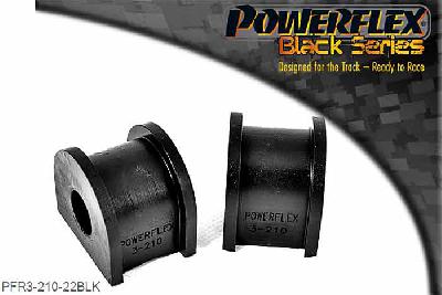 PFR3-210-22BLK, Audi A4 inc. Avant Quattro 4WD (2001 - 2005) Rear Anti Roll Bar Bush 22mm,  22mm, 2 stuk(s) benodigd  per auto, 2 stuk(s) in verpakking, prijs per set van 2 stuk(s)