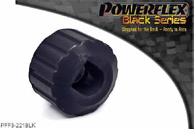 PFF3-221BLK, Audi A6 (2002 - 2005) Engine Snub Nose Mount, This part replaces OE number: 8E0199339 and fits vehicles with a D shape engine mount spigot. For vehicles that use a cylindrical spigot, please use PFF3-220., 1 stuk(s) benodigd  per auto, 1 stuk(s) in verpakking, prijs per set van 1 stuk(s)