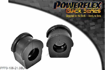 PFF3-106-21.5BLK, Audi Coupe (1981-1996) Front Anti Roll Bar To Control Arm Bush, Fits models where there is no link rod between the anti roll bar and control arm. 21.5mm, 2 stuk(s) benodigd  per auto, 2 stuk(s) in verpakking, prijs per set van 2 stuk(s)