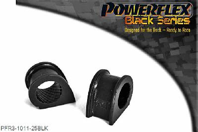 PFR3-1011-25BLK, Audi Coupe Quattro (1985-1996) Quattro (1980-1991) Quattro Sport (1984-1985) Front Anti Roll Bar Mount 25mm, Tear drop shape 25mm, 2 stuk(s) benodigd  per auto, 2 stuk(s) in verpakking, prijs per set van 2 stuk(s)