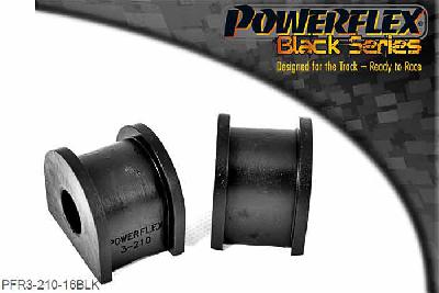PFR3-210-16BLK, Audi S/RS S4 (1995 - 2001) Rear Anti Roll Bar Bush 16mm,  16mm, 2 stuk(s) benodigd  per auto, 2 stuk(s) in verpakking, prijs per set van 2 stuk(s)