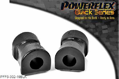 PFF5-302-19BLK, BMW E30 3 Series (1982 - 1991) Front Anti Roll Bar Bush 19mm,  19mm, 2 stuk(s) benodigd  per auto, 2 stuk(s) in verpakking, prijs per set van 2 stuk(s)