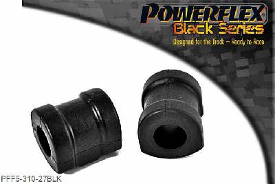 PFF5-310-27BLK, BMW E36 3 Series (1990 - 1998) Front Anti Roll Bar Mounting 27mm, Check anti roll bar diameter before ordering 27mm, 2 stuk(s) benodigd  per auto, 2 stuk(s) in verpakking, prijs per set van 2 stuk(s)