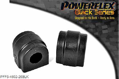 PFF5-4602-26BLK, BMW E46 3 SERIES (1999 - 2006) Front Anti Roll Bar Bush 26mm, Please check Anti roll bar size before ordering 26mm, 2 stuk(s) benodigd  per auto, 2 stuk(s) in verpakking, prijs per set van 2 stuk(s)