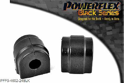 PFF5-4602-24BLK, BMW E46 3 Series Xi/XD (4 Wheel Drive) Front Anti Roll Bar Bush 24mm, Please check Anti roll bar size before ordering 24mm, 2 stuk(s) benodigd  per auto, 2 stuk(s) in verpakking, prijs per set van 2 stuk(s)