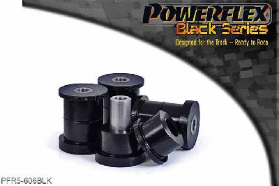 PFR5-606BLK, BMW E28 5 Series (1982 - 1988), E24 6 Series (1982 - 1989) Rear Trailing Arm Bush, PFR5-606 is a concentric bush and not adjustable, for an on-car adjustable bush use PFR5-606G. This part replaces OE numbers: 33329058824 and 33329061946., 4 stuk(s) benodigd  per auto, 4 stuk(s) in verpakking, prijs per set van 4 stuk(s)