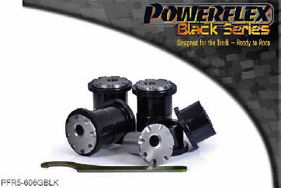 PFR5-606GBLK, BMW E34 5 Series (1988 - 1996) Rear Trailing Arm Bush Adjustable, On car adjustable bush offering camber and toe adjustment. Gives +/-1 degree of adjustment. For a non adjustable bush use PFR5-606. This part replaces OE numbers: 33329058824 and 33329061946., 4 stuk(s) benodigd  per auto, 4 stuk(s) in verpakking, prijs per set van 4 stuk(s)