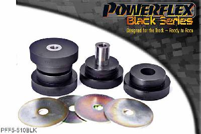 PFF5-510BLK, BMW E39 5 Series 520 To 530 Front Lower Tie Bar To Chassis Bush, PFF5-510 is fitted on all petrol and diesel models except 535 to 540 and M5 which use PFF5-501. -  Bush fits arms with a 59mm bore hole. - BMW Ref 31129068753, 2 stuk(s) benodigd  per auto, 2 stuk(s) in verpakking, prijs per set van 2 stuk(s)