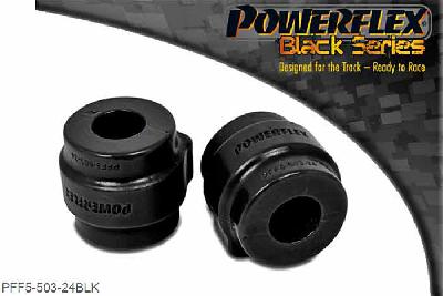 PFF5-503-24BLK, BMW E39 5 Series 520 to 530 Touring Front Anti Roll Bar Mounting Bush 24mm, This bush fits E39 5 series non M sport suspension models and E38 7 series. 24mm, 2 stuk(s) benodigd  per auto, 2 stuk(s) in verpakking, prijs per set van 2 stuk(s)