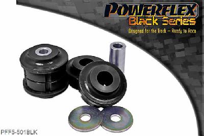 PFF5-501BLK, BMW E39 5 Series 535 to 540 & M5 Front Lower Tie Bar To Chassis Bush, This bush fits 535, 540 & M5 Models, for all other petrol and diesel models use  PFF5-510.  Bush fits arms with a 66mm bore hole., 2 stuk(s) benodigd  per auto, 2 stuk(s) in verpakking, prijs per set van 2 stuk(s)