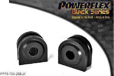 PFF5-703-25BLK, BMW E60 5 Series, Saloon Front Anti Roll Bar Mount 25mm,  25mm, 2 stuk(s) benodigd  per auto, 2 stuk(s) in verpakking, prijs per set van 2 stuk(s)