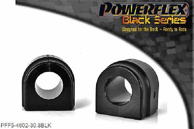 PFF5-4602-30.8BLK, BMW E46 3 Series M3 Front Anti Roll Bar Bush 30.8mm, Fits CSL models - Please check Anti roll bar size before ordering 30.8mm, 2 stuk(s) benodigd  per auto, 2 stuk(s) in verpakking, prijs per set van 2 stuk(s)