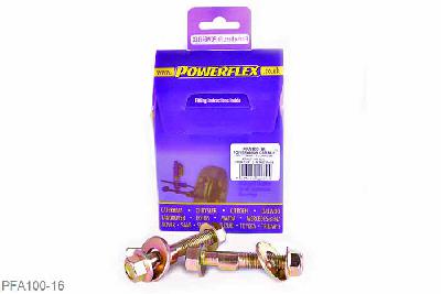 PFA100-16, BMW E53 X5 (1999-2006) PowerAlign Camber Bolt Kit (16mm), Kit contains 2 camber bolts, tab washers and nuts. Camber adjusting bolt to replace the original 16mm bolt.   Why not add our Magnetic Camber Gauge to your tool kit so that you can make pit garage adjustments to your suspension using PowerAlignCamber Bolts....ClickHEREfor more information. 16mm, 1 stuk(s) benodigd  per auto, 1 stuk(s) in verpakking, prijs per set van 1 stuk(s)