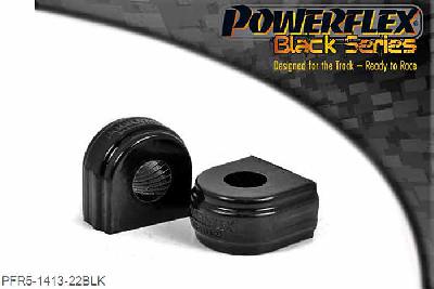 PFR5-1413-22BLK, BMW E70 X5 (2006-2013) Rear Anti Roll Bar Mounting Bush 22mm, This part fits models with a 22mm diameter Non Active Anti Roll Bar and replaces OE part number:33556772082. 22mm, 2 stuk(s) benodigd  per auto, 2 stuk(s) in verpakking, prijs per set van 2 stuk(s)