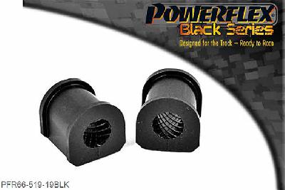 PFR66-519-19BLK, Fiat Croma (2005 - 2011) Rear Anti Roll Bar Mounting Bush 19mm,  19mm, 2 stuk(s) benodigd  per auto, 2 stuk(s) in verpakking, prijs per set van 2 stuk(s)