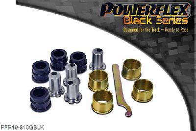 PFR19-810GBLK, Ford Focus Mk1 ST Rear Upper Control Arm Camber Adjustable Bush, PFF19-810G is an on-car adjustable version of our popular PFR19-810 bush and is designed to provide +/- 1 degree of camber adjustment. This part replaces OE numbers: 1061659, 1136072, 1329730, 1448127, 1517403, 1M515500AC, 1M515500BA, 31201356, 31212503, 31277305, 6M515500BA, 8671921, 8M515500AA, 8M515500AB, 98AG5500AG, 98AG5500BF, 98AGG5K653DA, BBM228C10, BP4K28C10B., 4 stuk(s) benodigd  per auto, 4 stuk(s) in verpakking, prijs per set van 4 stuk(s)