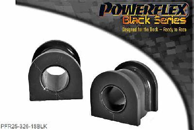 PFR25-326-18BLK, Honda Civic Mk7 inc. Type-R (2001-2005) Rear Anti Roll Bar Bush 18mm, OE Nr 33171134872 18mm, 2 stuk(s) benodigd  per auto, 2 stuk(s) in verpakking, prijs per set van 2 stuk(s)
