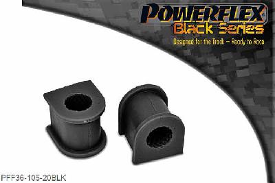 PFF36-105-20BLK, Mazda MX5 NB (1998-2005) Front Anti Roll Bar Mounting Bush 20mm,  20mm, 2 stuk(s) benodigd  per auto, 2 stuk(s) in verpakking, prijs per set van 2 stuk(s)