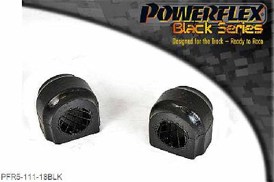 PFR5-111-18BLK, Mini Mini Generation 1 (R50/52/53) (2000 - 2006) Rear Anti Roll Bar Bush 18mm,  18mm, 2 stuk(s) benodigd  per auto, 2 stuk(s) in verpakking, prijs per set van 2 stuk(s)