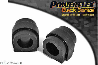 PFF5-102-24BLK, Mini Mini Generation 2 (R55/56/57) (2006 - 2013) Front Anti Roll Bar Bush 24mm, OE Nr 31356758302 - Please check anti roll bar diameter before ordering 24mm, 2 stuk(s) benodigd  per auto, 2 stuk(s) in verpakking, prijs per set van 2 stuk(s)