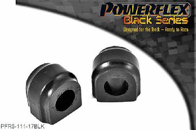 PFR5-111-17BLK, Mini Mini Countryman R60 4WD (2010-2015) Rear Anti Roll Bar Bush 17mm, This part replaces OE number: 33556756151 and fits vehicles with a 17mm diameter anti roll bar. 17mm, 2 stuk(s) benodigd  per auto, 2 stuk(s) in verpakking, prijs per set van 2 stuk(s)