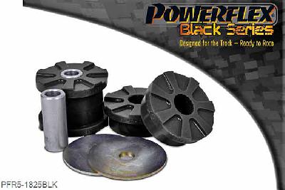 PFR5-1825BLK, Mini Mini Countryman R60 4WD (2010-2015) Rear Diff Rear Mounting Bush, This part replaces OE number: 33309804479. For an insert that fits into the original bush, please use PFR5-1826., 2 stuk(s) benodigd  per auto, 2 stuk(s) in verpakking, prijs per set van 2 stuk(s)