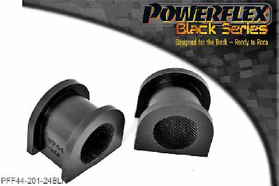 PFF44-201-24BLK, Mitsubishi Lancer Evolution 7-8-9 (inc 260) Front Anti Roll Bar Bush 24mm,  24mm, 2 stuk(s) benodigd  per auto, 2 stuk(s) in verpakking, prijs per set van 2 stuk(s)