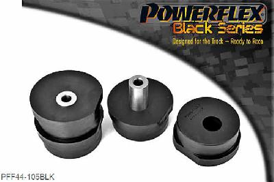 PFF44-105BLK, Mitsubishi Lancer Evolution 7-8-9 (inc 260) Front Upper Engine Mount, These mounts are for fast road/competition. These are harder and may cause a slight increase in engine vibration and noise. For road use, use PFF44-105R. - PFF44-105(R) is used twice on the vehicle. It is used for the Upper Engine Mount as well as the Upper Gearbox Mount, 2 stuk(s) benodigd  per auto, 2 stuk(s) in verpakking, prijs per set van 2 stuk(s)