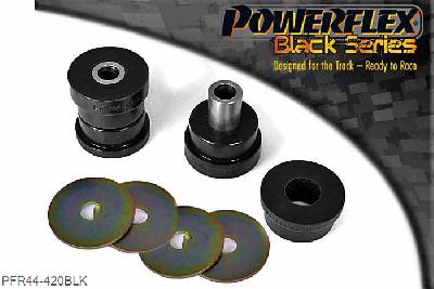 PFR44-420BLK, Mitsubishi Lancer Evolution 7-8-9 (inc 260) Rear Diff Front Mounting Bush, RS Models Only, Fits RS models and non AYC vehicles only, replaces OE part number RA369384. For vehicles fitted with AYC use PFR44-120., 2 stuk(s) benodigd  per auto, 2 stuk(s) in verpakking, prijs per set van 2 stuk(s)