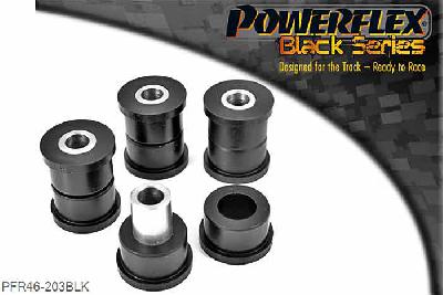 PFR46-203BLK, Nissan 200SX - S13, S14, S14A and S15 Rear Trailing Arm Bush, The length of the bush is 45mm with a diameter of 33mm. Please check original bush to confirm dimensions. For bushes that measure 50mm with a diameter of 31.25mm use part PFR46-210BLK. - These fit the Skyline R32 Models Only, For R33/R34 Use PFR46-210BLK. - These fit the 200sx S13 Models Only, For S14/S15 Use PFR46-210BLK., 4 stuk(s) benodigd  per auto, 4 stuk(s) in verpakking, prijs per set van 4 stuk(s)