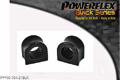 PFF50-104-21BLK, Peugeot 106 and 106 GTi/Rallye Anti Roll Bar Outer Bush 21mm, This part replaces OEM Part number 5094.60 NOT SUITABLE FOR GTI/RALLYE MODELS 21mm, 2 stuk(s) benodigd  per auto, 2 stuk(s) in verpakking, prijs per set van 2 stuk(s)
