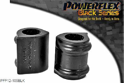 PFF12-105BLK, Peugeot 106 and 106 GTi/Rallye Front Anti Roll Bar Mount (Inner) 22mm, Fits Peugeot Gti and Rally Models Only and Citroen Saxo (inc VTS) 22mm, 2 stuk(s) benodigd  per auto, 2 stuk(s) in verpakking, prijs per set van 2 stuk(s)