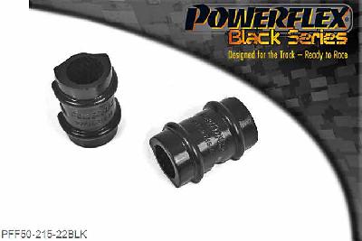 PFF50-215-22BLK, Peugeot 205 Gti and 309 Gti Anti Roll Bar Bush 22mm, This part replaces OE number: 5094.37 and 509437. Please check size before ordering. 22mm, 2 stuk(s) benodigd  per auto, 2 stuk(s) in verpakking, prijs per set van 2 stuk(s)