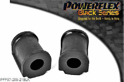 PFF57-209-21BLK, Porsche 993 (1994 - 1998) Rear Anti Roll Bar Bush 21mm, For 911 Classic models from 1977 on, for models 1974 to 1977 use 4 x PFR57-412-*. *Please measure anti roll bar diameter before ordering. Bush Style:- D shaped. 21mm, 2 stuk(s) benodigd  per auto, 2 stuk(s) in verpakking, prijs per set van 2 stuk(s)